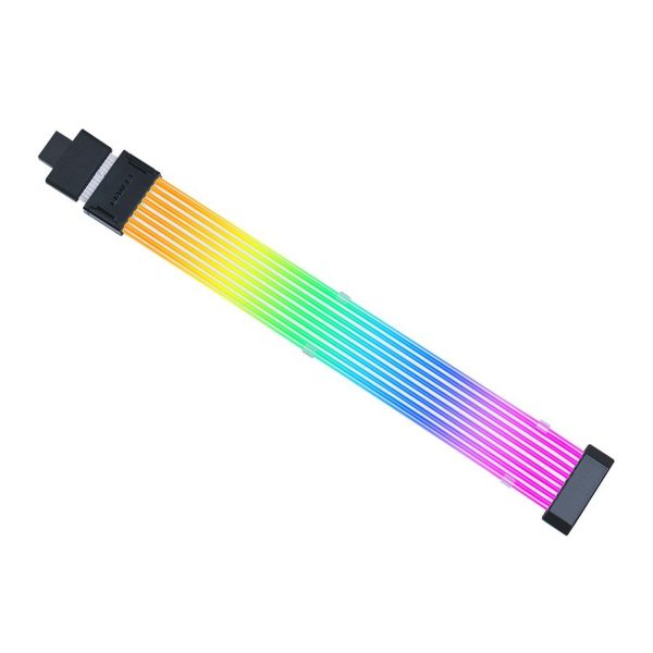 Lian Li Strimer Wireless (16-8) 12V-2x6 to 12V-2x6 340mm Addressable RGB Extension Cable.