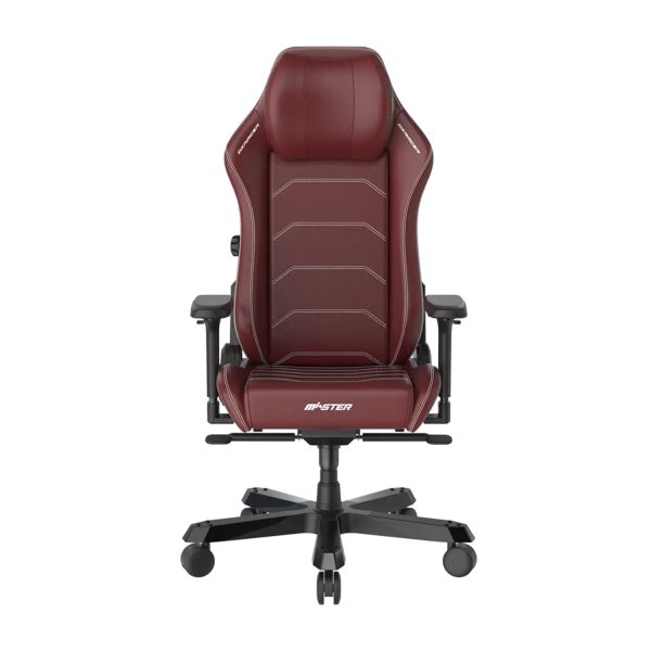 DXRacer Master Series Gaming Chair | 4D Integrated Lumbar Support, Height-Adjustable Headrest, 4D Armrests & Multi-Functional Tilt Mechanism – Maroon