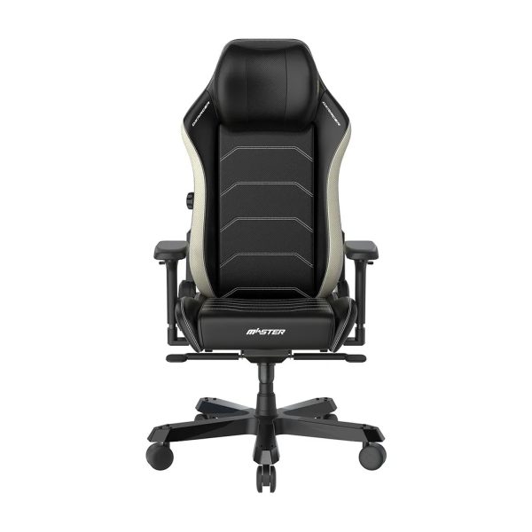 DXRacer Master Series XL Gaming Chair – Black & White, Premium Faux Leather, 4D Ergonomic Lumbar Support, Heavy-Duty Multi-Functional Tilt Mechanism
