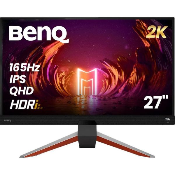 BenQ MOBIUZ 27-Inch QHD IPS Gaming Monitor – 165Hz, 1ms, HDR, AMD FreeSync, HDMI 2.0, Built-in Speakers – White