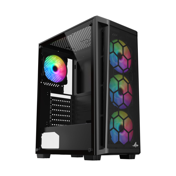 Gaming Pc with INTEL CORE I5-12400F CPU, H610M-D5 Motherboard, 16 GB D5 RAM (6000), 1TB NVMe SSD GEN-4 (6000), VGA RTX 4060 (8GB), 750 WATT PSU, Windows 11 Pro