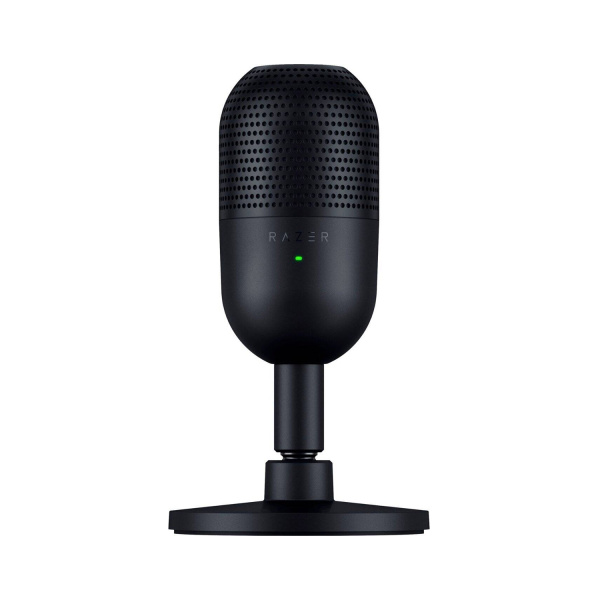 Razer Seiren V3 Mini Ultra-Compact USB Microphone with Tap-to-Mute, LED Indicator, and 14mm Condenser - BLACK