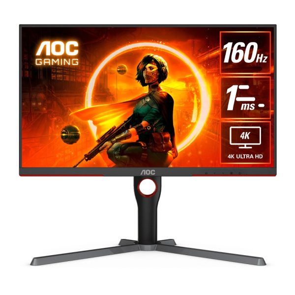 AOC U27G3X 27-Inch UHD IPS Gaming Monitor – 144Hz, 1ms – Black