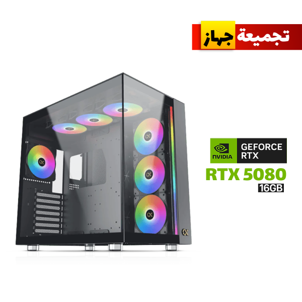 Gaming PC with AMD Ryzen 7 7800X3D, MSI X870-P WiFi Motherboard, 32GB DDR5 (6000) RAM, 2TB Gen-4 NVMe SSD, PNY RTX 5080 16GB GPU, ASUS PRIME L360 Liquid Cooler, SilverStone 1000W Gold PSU, Xigmatek Aqua Ultra Air Mid Tower Case with 7x ARGB Fans, and Windows 11 Pro License.