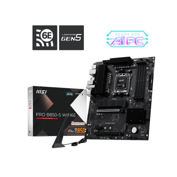 MSI PRO B850-S WiFi6E ATX Motherboard