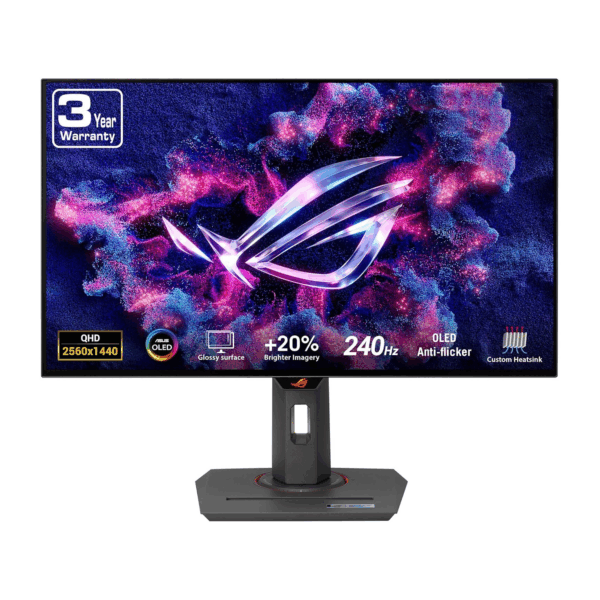 ASUS ROG Strix OLED XG27AQDMG 26.5" WQHD Gaming Monitor – 240Hz, 0.03ms, Ultra-Fast Display - BLACK