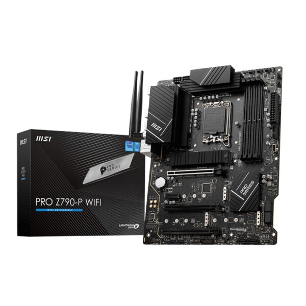 MSI PRO Z790-P WiFi 6E DDR5 Motherboard with LGA 1700 Socket, Intel chipset.