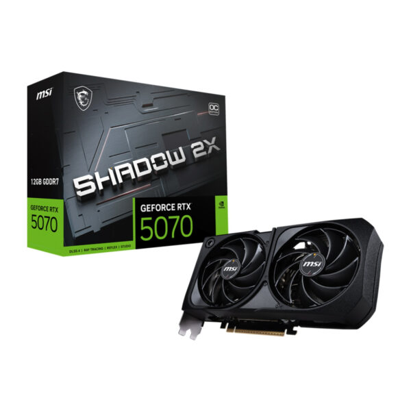 MSI GeForce RTX 5070 Shadow 2X OC Edition 12GB GDDR7 Graphics Card | 912-V532-011