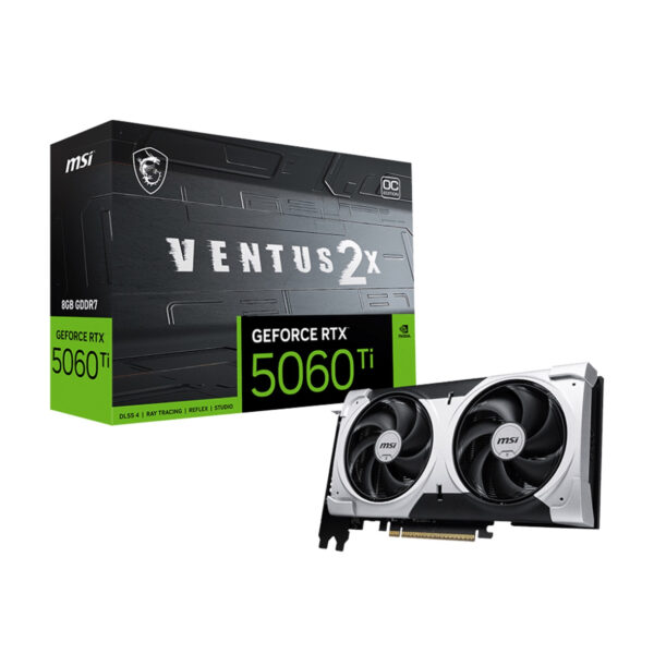 MSI GeForce RTX 5060 Ti Ventus 2X 8GB GDDR7 Graphics Card | 912-V536-051