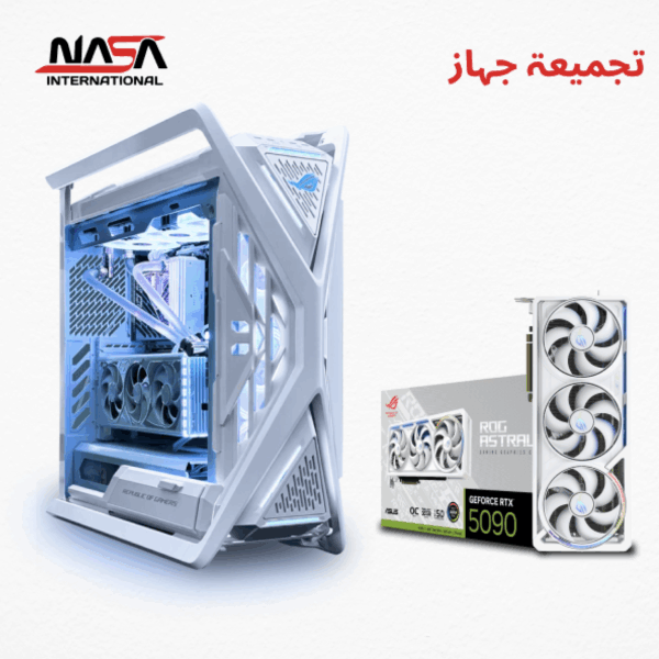 Gaming PC Ryzen 9 9950X3D, ASUS X870-A WIFI 7, 64GB G.Skill RGB DDR5 (White), 2TB Samsung Gen 5 SSD, ASUS ASTRAL RTX 5090 32GB (White), ASUS RYUJIN III XTREME 360 (White), ROG Thor 1200W Platinum III PSU, ROG Hyperion GR701 Case (White), 4x Fans, Windows 11 Pro