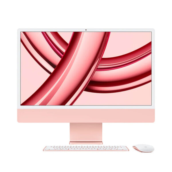 Apple iMac 24″ M3, 8-Core CPU, 10-Core GPU, 8GB RAM, 256GB SSD, English/Arabic Keyboard – Pink