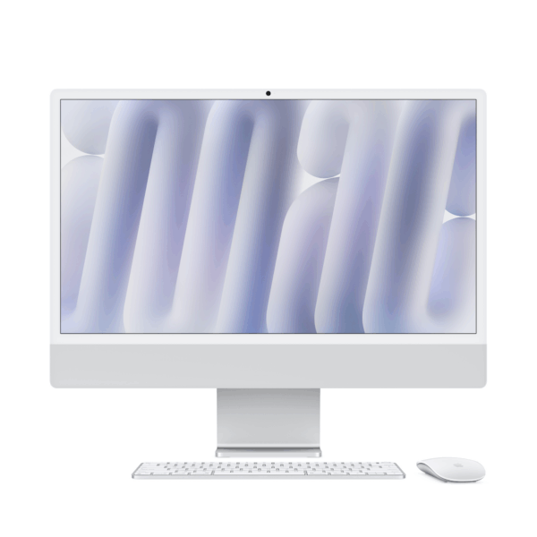 Apple iMac 24" M4 with 10-Core CPU & 10-Core GPU, 24GB RAM, 1TB SSD, English/Arabic Keyboard - Silver