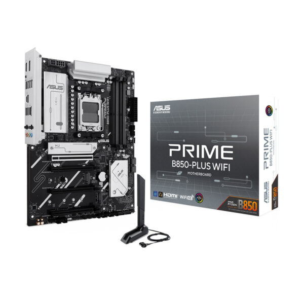 Asus Prime B850-PLUS WiFi AI PC Ready AMD DDR5 Gaming Motherboard