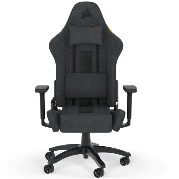 CORSAIR TC100 Relaxed Fabric Gaming Chair – Black/Grey
