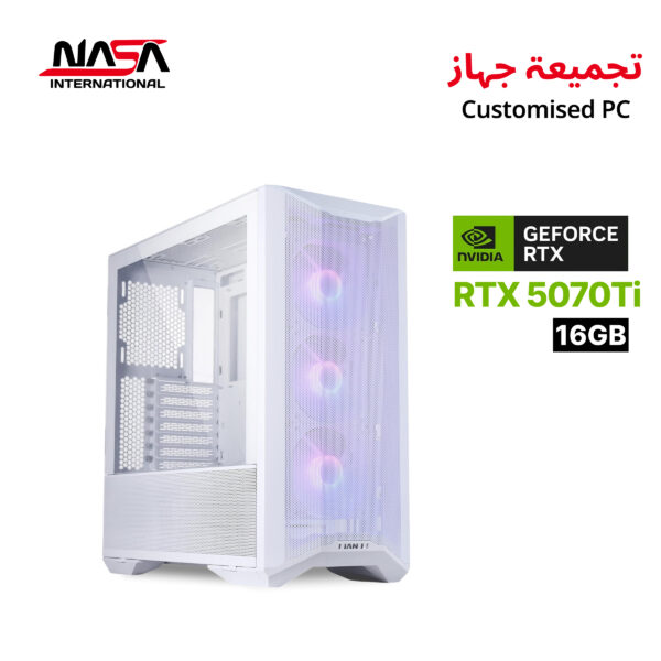 R7-9700X, Asus Prime B850-Plus WiFi, 32GB DDR5 RAM, 2TB M.2 SSD, RTX 5070Ti 16GB, L360 Liquid Cooler, 850W Gold PSU, Lian Li Lancool II Mesh C Case – White, Win 11 Pro