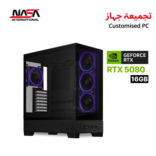 Intel i7-14700K, MSI Pro Z790-P WiFi, 32GB DDR5 RAM, 2TB M.2 SSD, RTX 5080 16GB, L360 Liquid Cooler, 850W Gold PSU, Asus A31 Black Case.