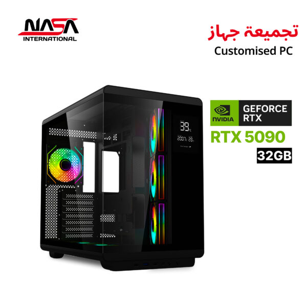 Intel i9-14900K, Asus Z790-P WiFi, 64GB DDR5 RAM, 2TB M.2 SSD, RTX 5090 32GB, L360 CPU Cooler, 1000W Gold PSU, Acer U600 Black Case, Win 11 Pro