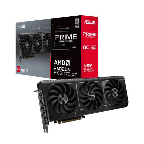 Asus Prime AMD Radeon RX 9070 XT 16GB GDDR6 OC Edition Graphics Card