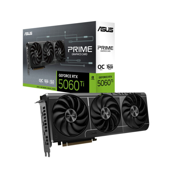 ASUS Prime GeForce RTX 5060 Ti OC 16GB Graphics Card - Black