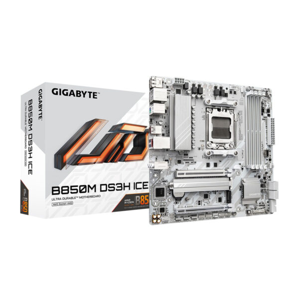 Gigabyte B850M DS3H ICE AMD Ryzen DDR5 Micro-ATX Motherboard