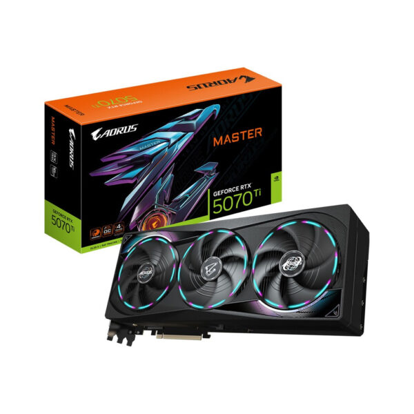 Gigabyte Aorus Master GeForce RTX 5070 Ti 16 GB OC Edition GDDR7 Graphics Card
