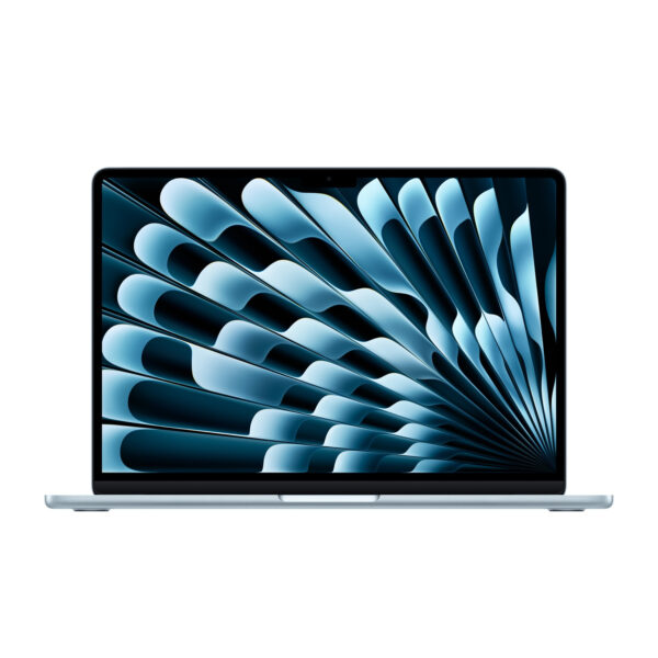 Apple MacBook Air 13" with M4 Chip (10-Core CPU, 8-Core GPU), 16GB RAM, 256GB SSD, English/Arabic Keyboard – Sky Blue.