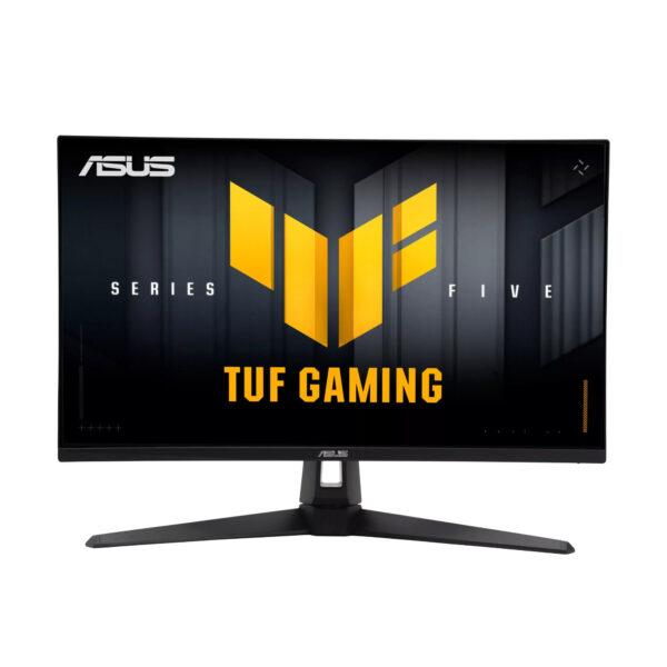 ASUS TUF Gaming VG27AQ5A 27-inch 2K QHD Fast IPS gaming monitor with 210Hz refresh rate, 0.3ms response time, and FreeSync Premium support.