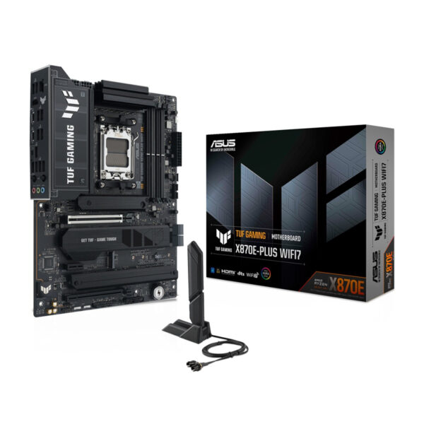 Asus TUF Gaming X870E-Plus WiFi 7 PCIe 5.0 AI-Ready AMD DDR5 Gaming Motherboard