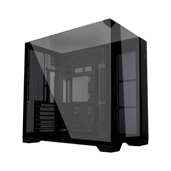 LIAN LI O11 Vision Compact ATX mid-tower gaming PC case with tempered glass panels - Black