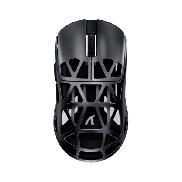 Attack Shark R3 magnesium alloy gaming mouse with PAW3395 sensor, 8K polling rate, wired, 2.4G wireless, and Bluetooth connectivity - Black