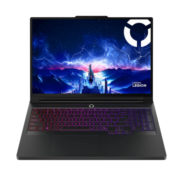 Lenovo Legion Pro 7 16IAX10H gaming laptop with Intel Core Ultra 9-275HX, NVIDIA GeForce RTX 5090 24GB, 64GB RAM, 2TB SSD, 16″ WQXGA OLED 240Hz display, English-Arabic keyboard, and Windows 11 Home (OPEN BOX).