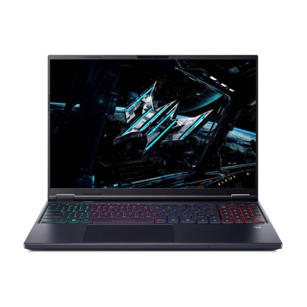Acer Predator Helios 16 AI Gaming Laptop with Intel Core Ultra 9 275HX, RTX 5090 24GB, 32GB DDR5, 1TB NVMe SSD, 16″ OLED WQXGA 240Hz display, RGB per-key keyboard, Windows 11 Pro – Abyssal Black