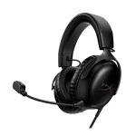 HyperX Cloud III wired gaming headset with 53mm angled drivers and DTS audio for PC, PS5, Xbox, Switch and mobile.