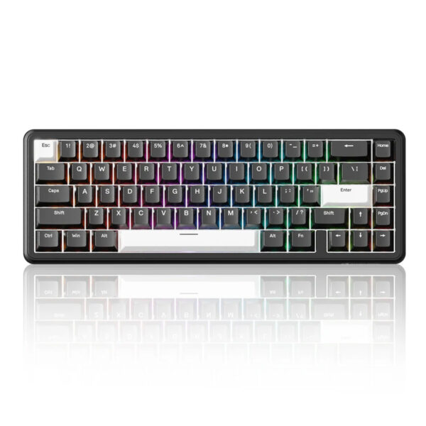 Attack Shark X65 HE 8K magnetic switch gaming keyboard with Rapid Trigger technology - Black