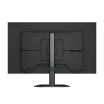 GIGABYTE MO27Q28G gaming monitor rear view ports HDMI 2.1 display stand