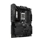ASUS ROG Crosshair X870E Dark Hero ATX motherboard with DDR5 RAM support and high-performance VRM cooling.