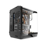DarkFlash DY470 black gaming case with RGB fans and spacious design for high-performance PCs.