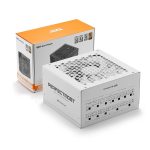 DarkFlash PMT850 850W white fully modular ATX 3.1 power supply with 80 Plus Gold efficiency and PCIe 5.1 support.