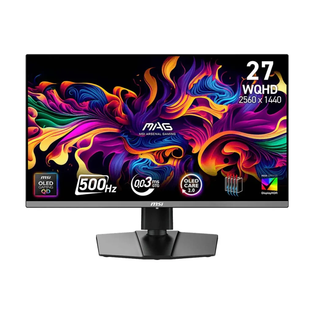 MSI MAG 272QP QD-OLED X50 27″ WQHD Gaming Monitor