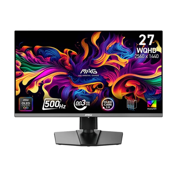 MSI MAG 272QP QD-OLED X50 27″ WQHD Gaming Monitor