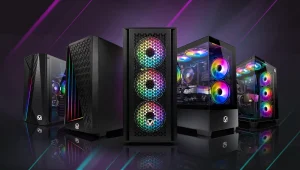 Modern gaming PC setup designed for beginners, creators, and gamers with RGB lighting and high-performance components in 2026