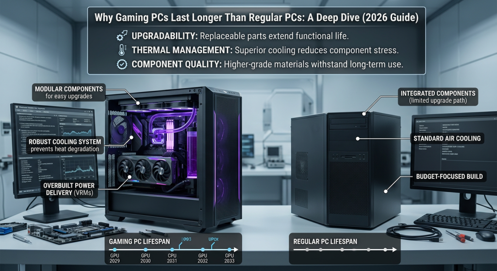 Gaming PCs Last Longer Than Regular PCs