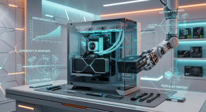 Gaming PC build setup showing powerful custom desktop components for gamers in 2026 guide