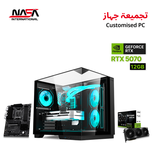 Gaming PC R7 9800X3D, ASUS TUF RTX 5070 12GB, 32GB DDR5 RAM