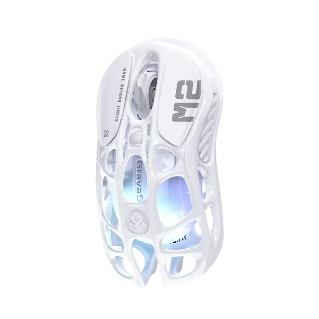 GravaStar Mercury M2 Wireless Gaming Mouse – Opaline White Edition