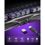 GravaStar Mercury K1 Pro 75% Wireless Mechanical Gaming Keyboard – Cyberpunk Edition