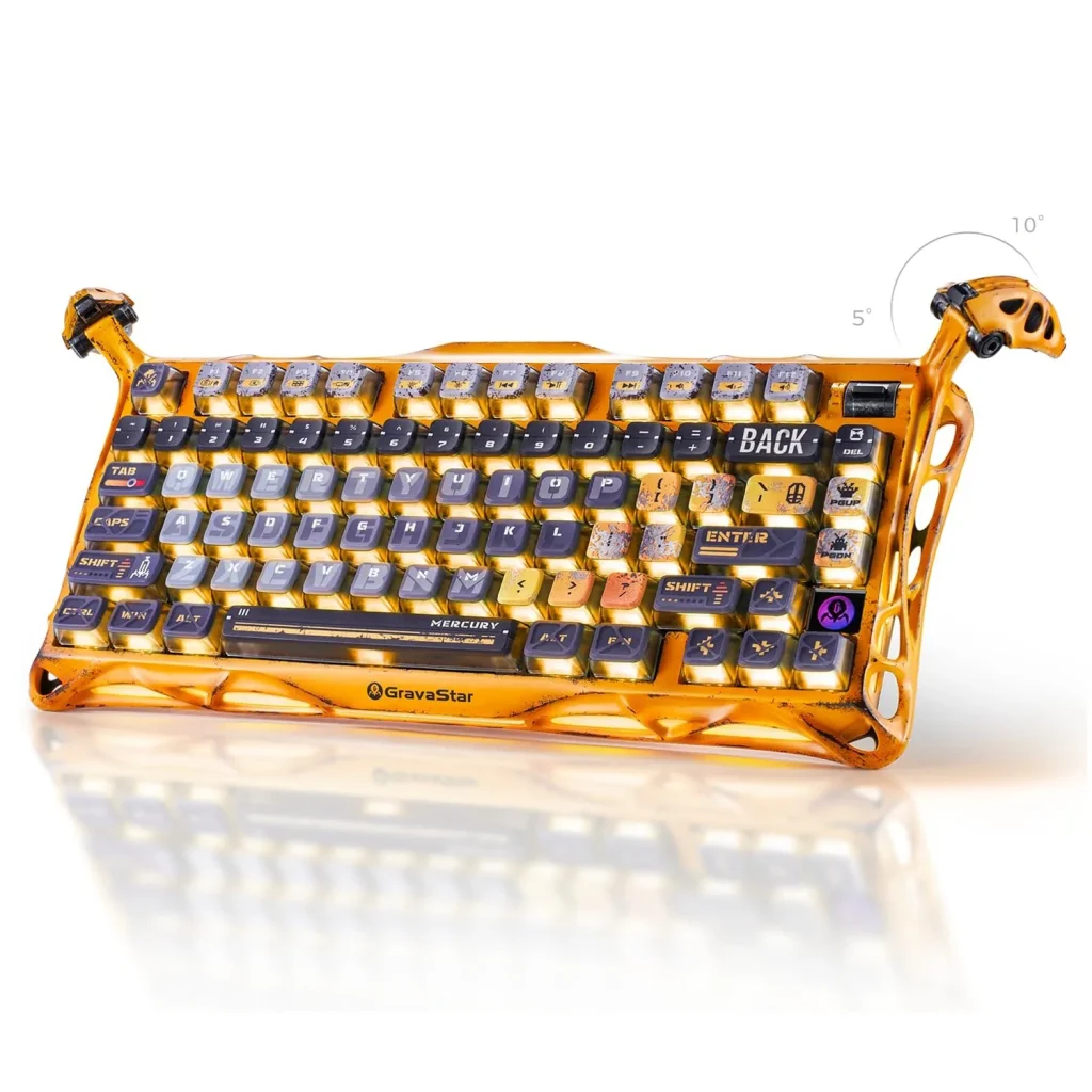 GravaStar Mercury K1 Pro 75% Wireless Mechanical Gaming Keyboard
