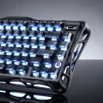 GravaStar Mercury K1 75% Wireless Mechanical Gaming Keyboard – Stealth Black Edition