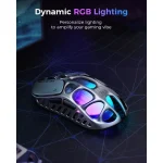 GravaStar Mercury X Gaming Mouse with Magnesium Alloy Frame – Grey Edition