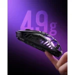 GravaStar Mercury X Gaming Mouse with Magnesium Alloy Frame – Grey Edition
